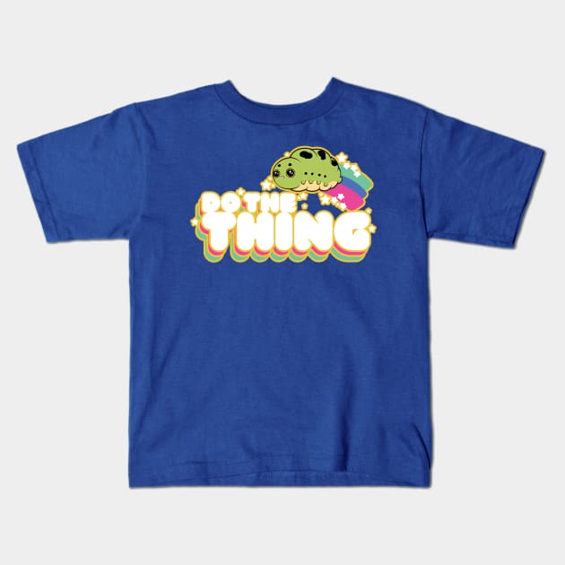 DO THE THING! FATTERPILLARS Kids T-Shirt by Jenovasilver